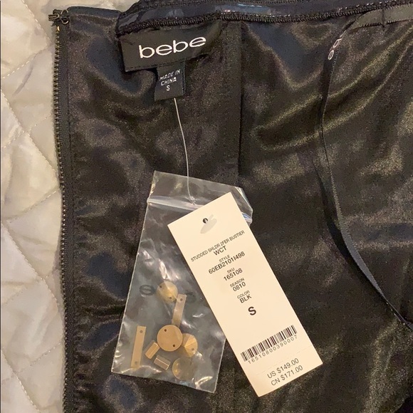 Bebe Sexy Studded Shoulder 2N1 Bustier - Picture 5 of 8